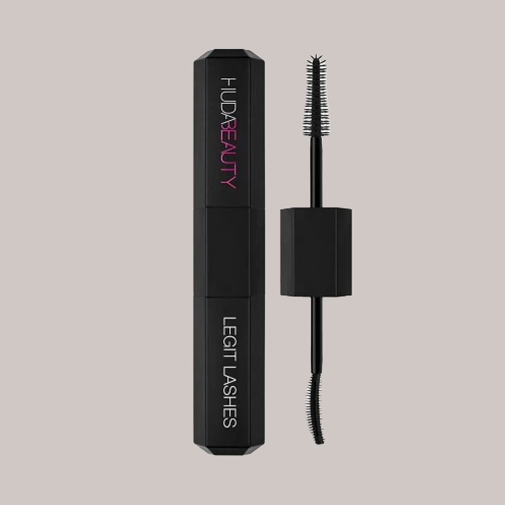 Huda Beauty LEGIT LASHES Double-Ended Volumizing and Lengthening Mascara