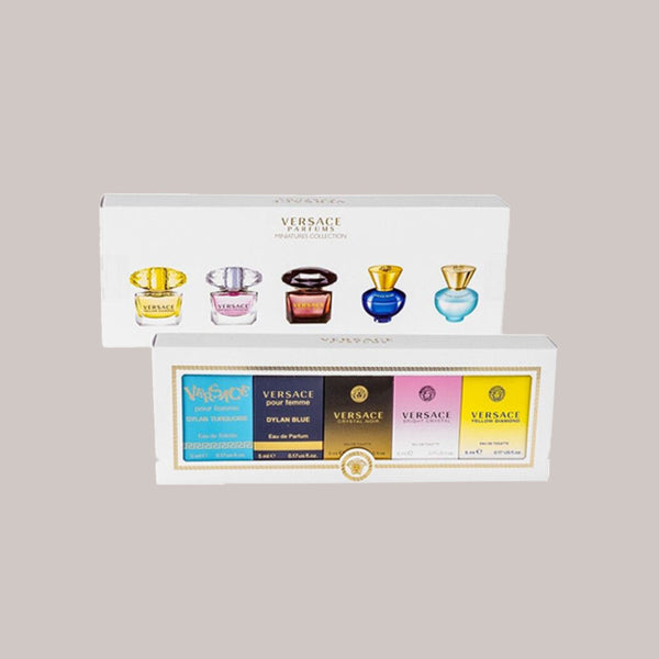 VERSACE MINIATURES COLLECTION 5 PCS GIFT SET FOR WOMEN