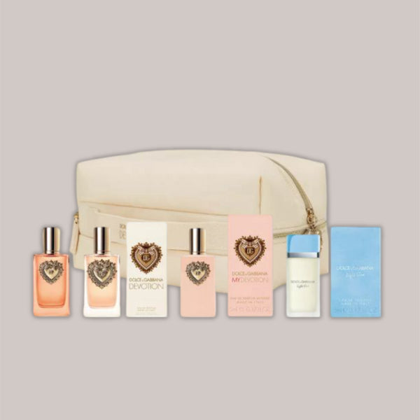 Dolce & Gabbana Devotion Gift Set, 4 Mini Perfumes & Pouch New. ( Prebooking )